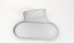 Muurbeugel/houder geschikt voor Google Home Hub - Wall Mount voor Google Nest Hub - Gen 1 &amp; 2 - Wit - 15&deg; links